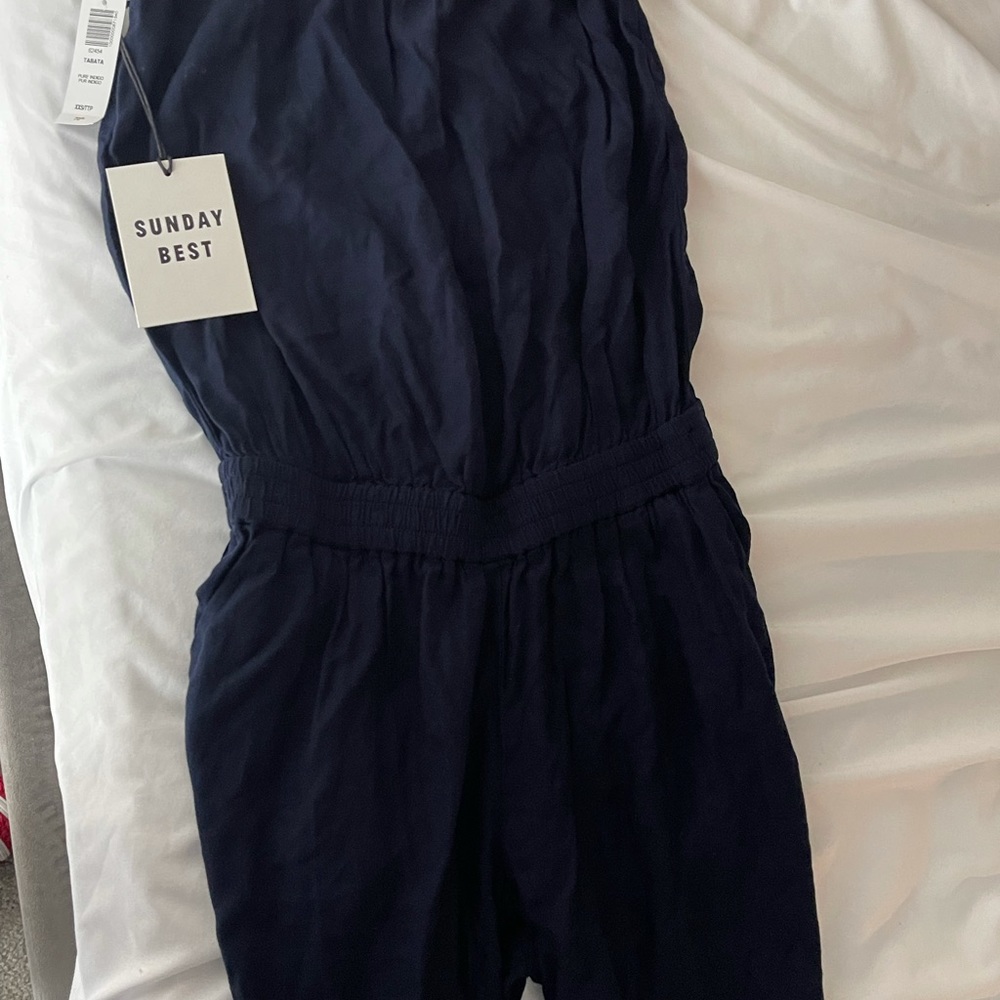 Aritzia Navy romper